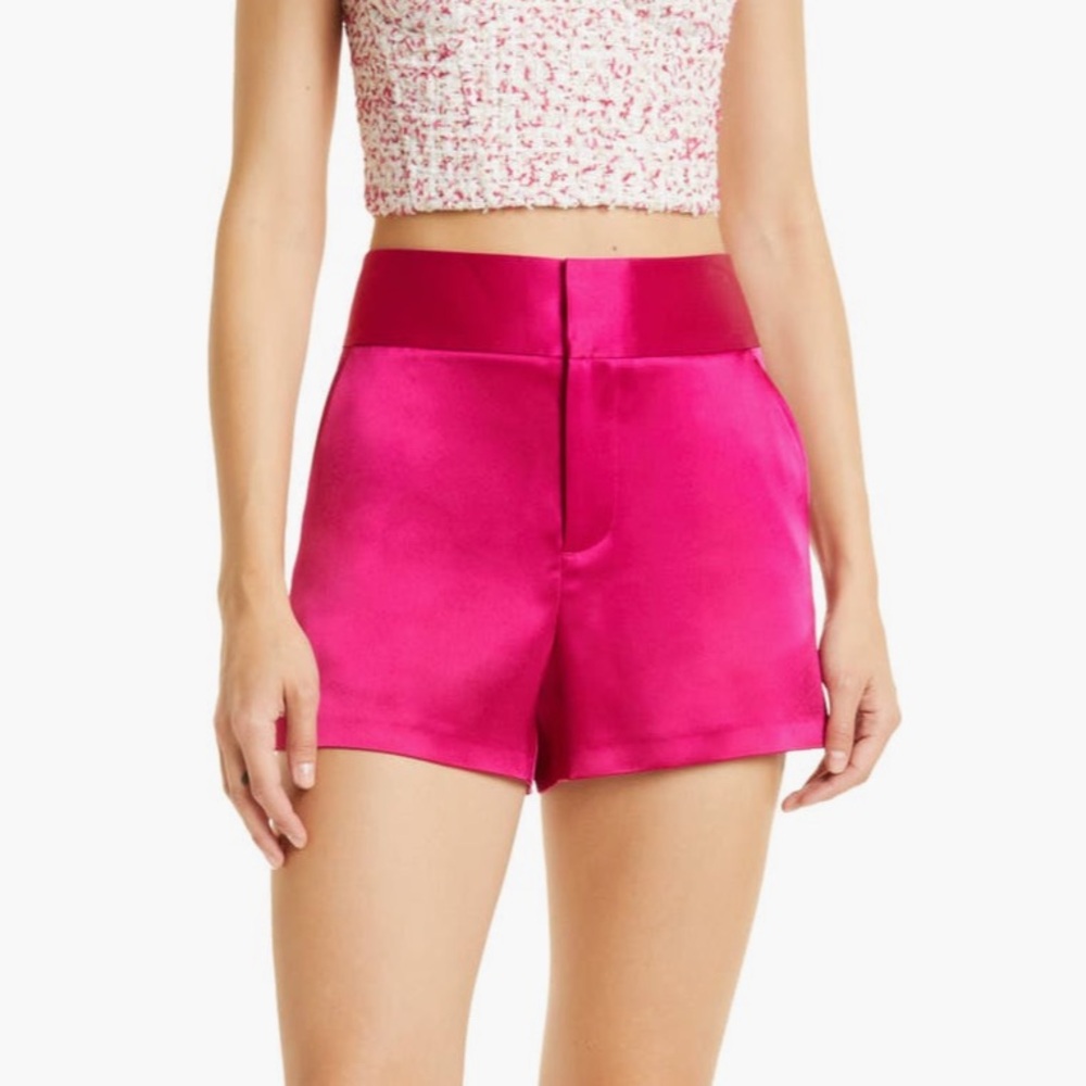 Alice + Olivia Cady High Waist Shorts